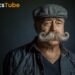 handlebar mustache with goatee