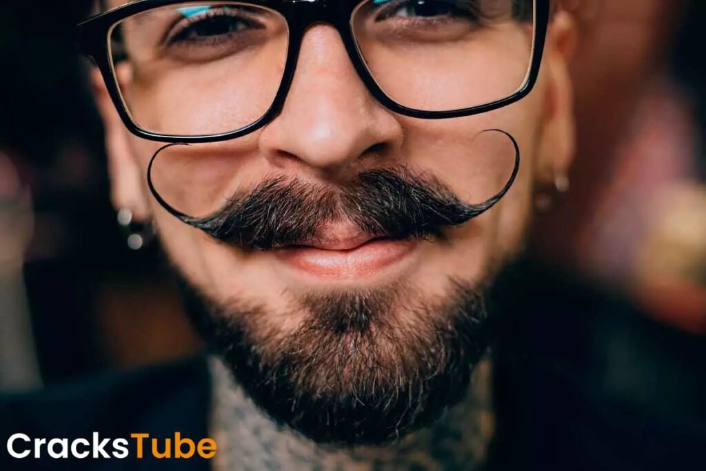 handlebar mustache with goatee